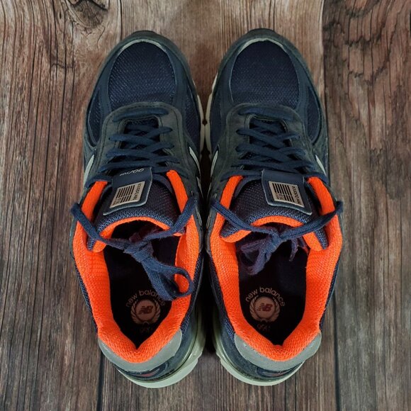 New Balance 990v4 Womens Size 10.5 B Blue Orange Walking Shoes USA Made W990NV4 - Picture 6 of 12